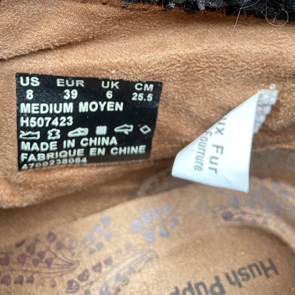 Hush Puppies Brown Suede Lace Up Wedge Boots Wave Reflex Sole Women's US Size 8 - Picture 11 of 12